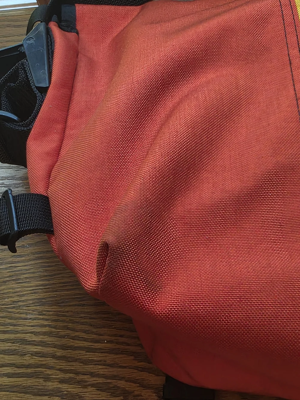 Timbuk2 Tri-Color Black, Yellow & Red Messenger Bag